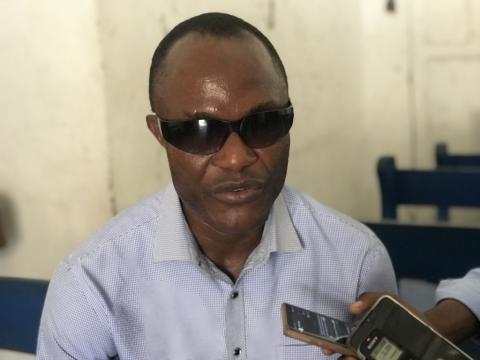 Salieu Turay, Ag. President of Sierra Leone Union of persons with Disabilities (SLUDI) 