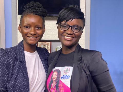Binta (L) and Adama (R)