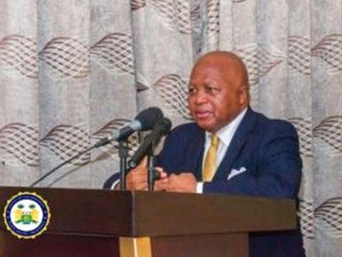 Dr. John Edward Tambi, Chairman of the Presidential Initiative on Infrastructure