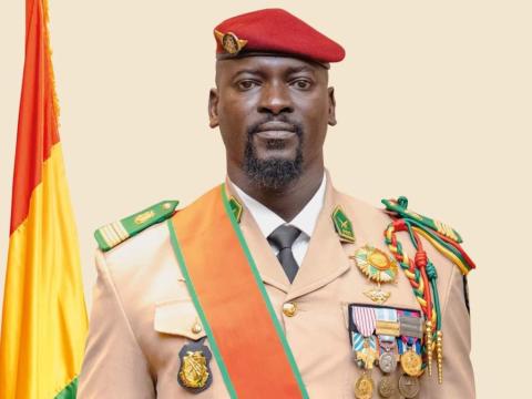 Col. Mamady Doumbouya, Guinea junta leader