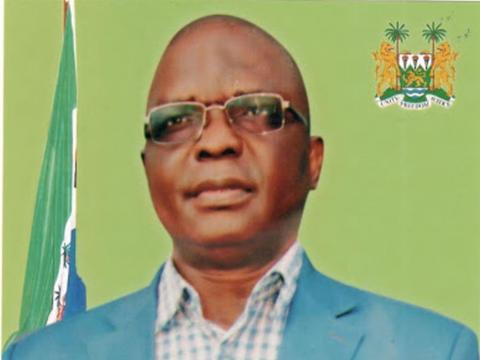 Defence Minister, Brig. (Rtd) Kelly Hassan Conteh