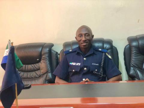 Spt. Samuel Saio Conteh, Deputy Head of Police Community Relations Department