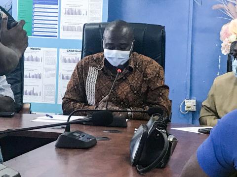 Deputy Minister of Health, Dr. Amara Jambai