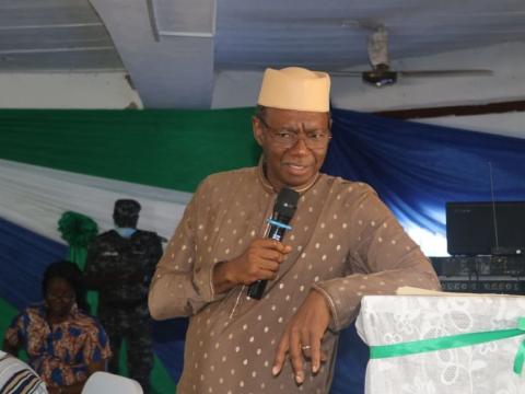 Dr Alpha Wurie, higher education minister