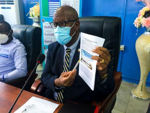 Dr Austin Demby, Minister of Health