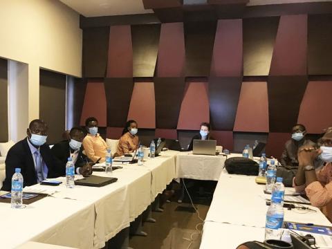GIZ staff and participants at the training