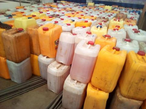 Gallons of fuel intercepted by police