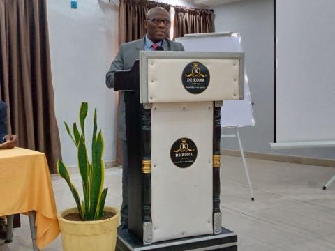 IMC chairman, Dr. Victor Massaquoi