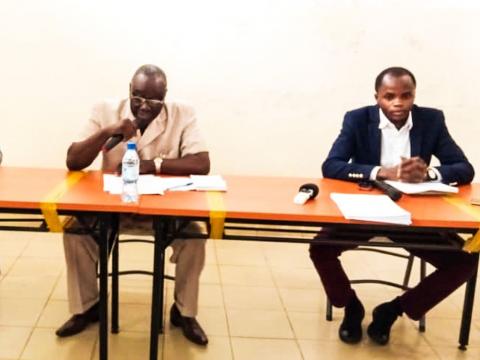 IPCB officials at the launch of the report