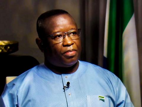 President Julius Maada Bio