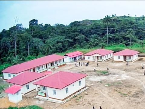 Some of the newly constructed school with Teachers’ quarters in Koryordu Village