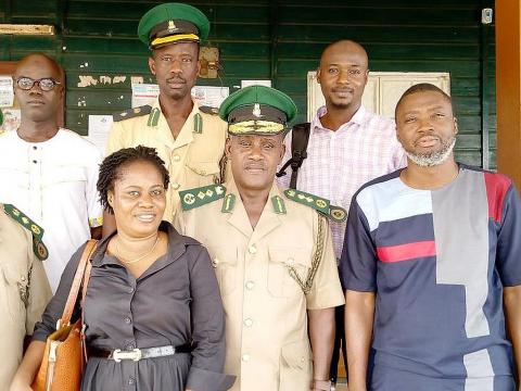 Officials of SLCS, OSIWA and Fix Solution