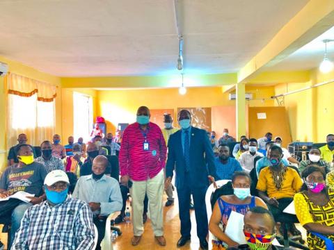 Officials of Statistics Sierra Leone and the trainees Officials of Statistics Sierra Leone and the trainees