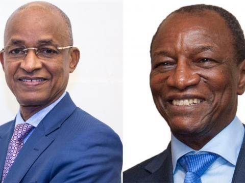 Opposition leader Cellou Dalein Diallo and incumbent president Alpha Conde