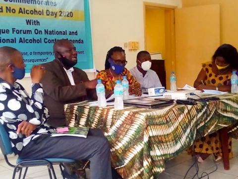 Participants at the World No Alcohol Day