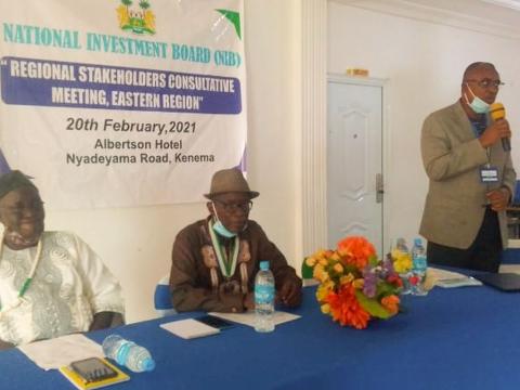 Professor Mustapha at the engagement