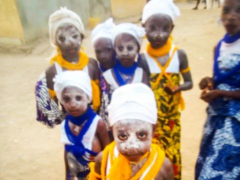 Recent underaged FGM initiates in the southern region of Sierra Leone