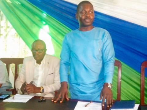 Joseph Munda Sandi, SALWACO Managing Director Joseph Munda Sandi, SALWACO Managing Director