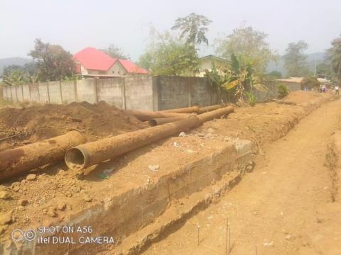 SALWACO water pipes removed by Pavi-Fort.