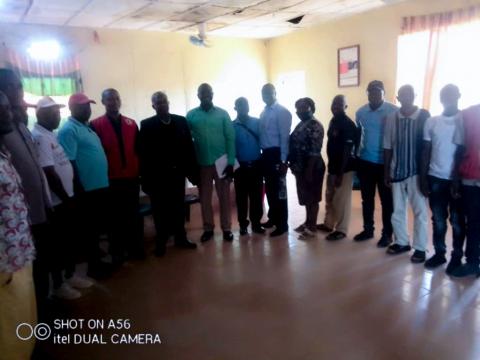 SLRCS VOLUNTEERS and The President
