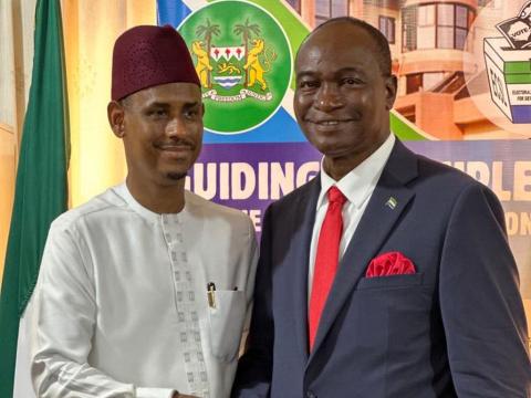 Samura Kamara and Chernor Bah