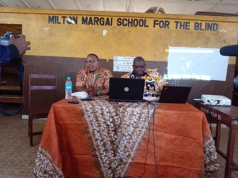 Santigie Kargbo and Dr. Abdulai Dumbuya