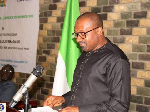 Dr Juldeh Jalloh, Vice President of Sierra Leone
