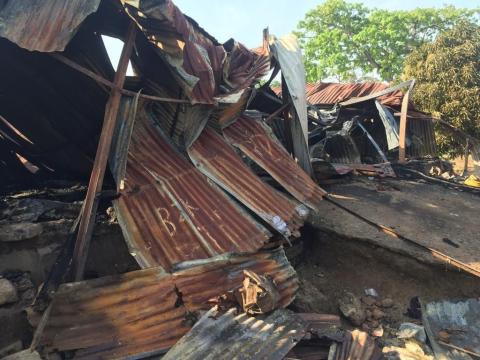 Wilberforce fire scene